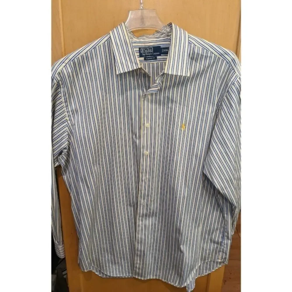Polo Ralph Lauren Mens XXL Long Sleeve Button Down Shirt‎ Classic Fit